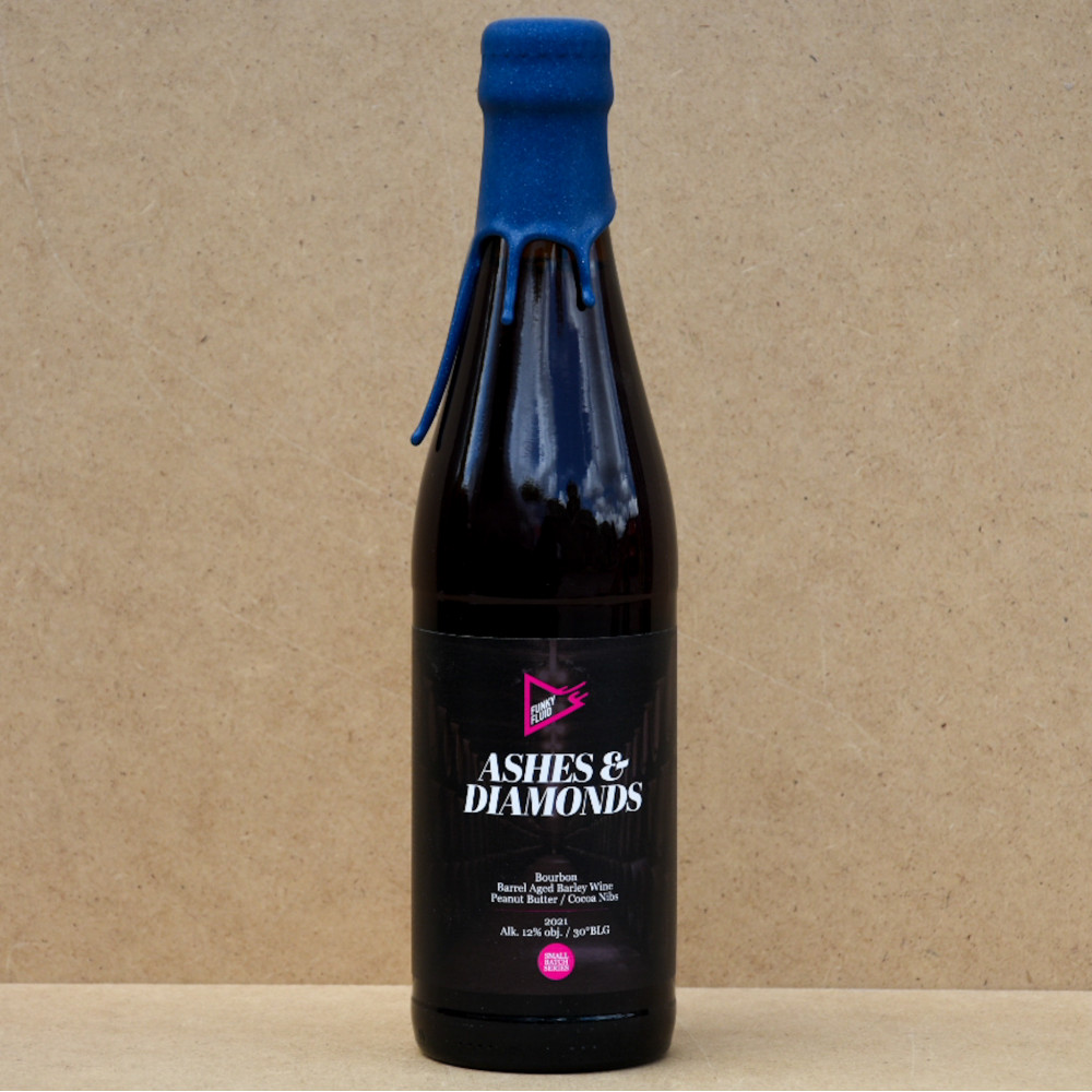 Ashes & Diamonds: Bourbon BA Barley Wine / Peanut Butter / Cocoa Nibs 330ml
